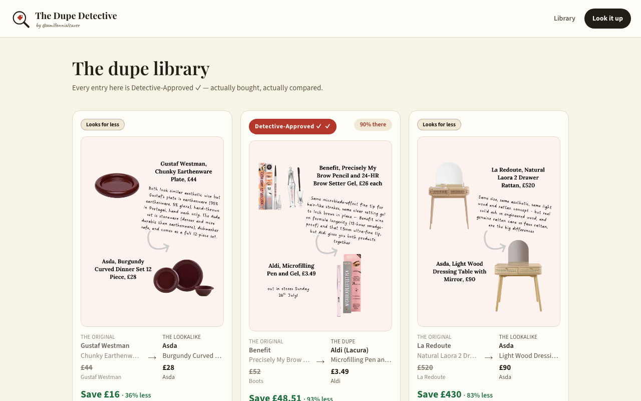 The library: entries Tilly has actually bought and compared